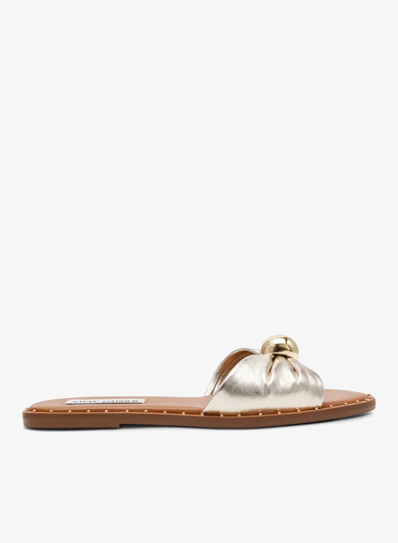 ستيف مادن أحذية مسطحة من جلد النابا - Image 1